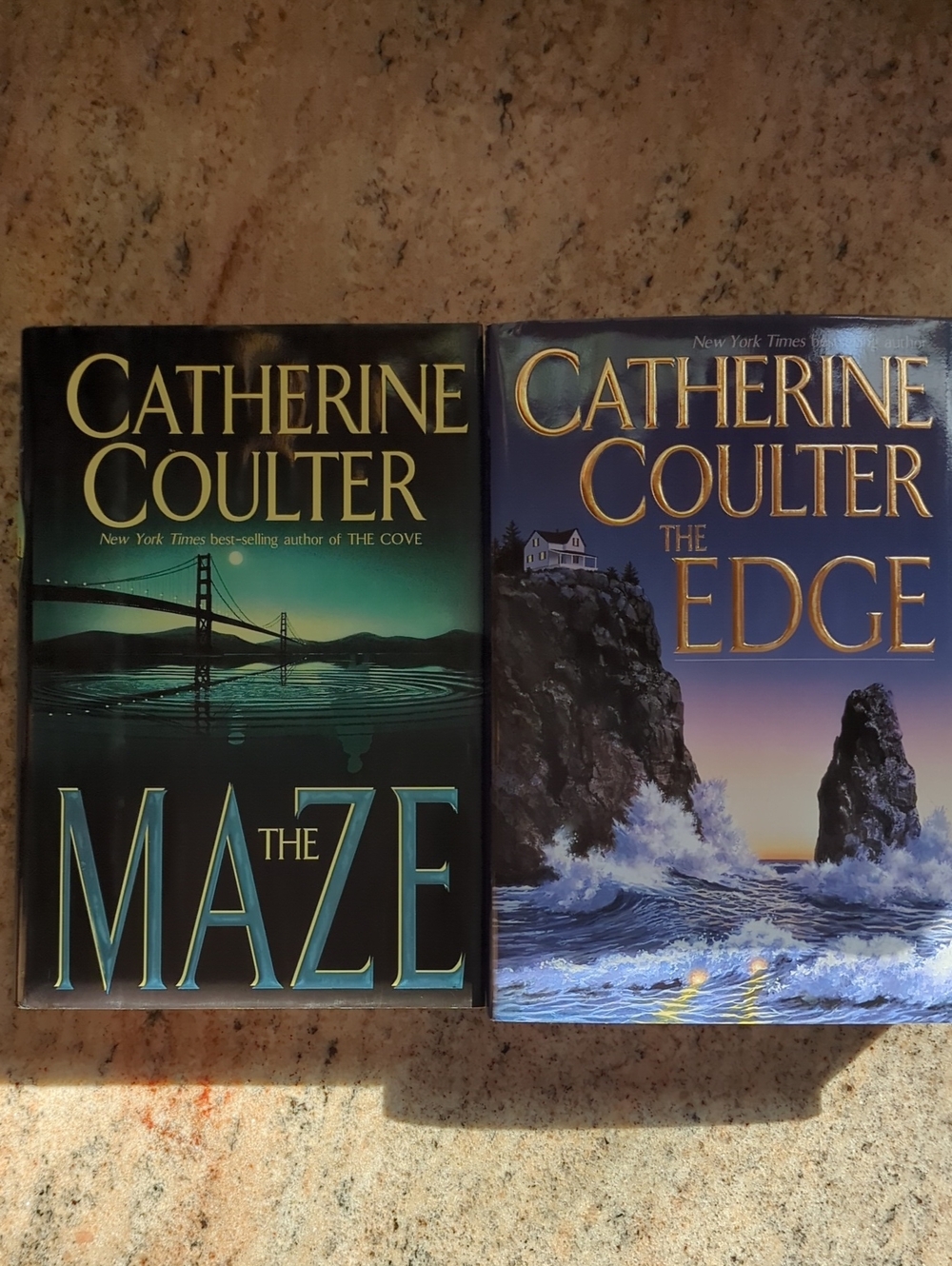 Catherine Coulter Hardcover Book Set - The Maze & The Edge